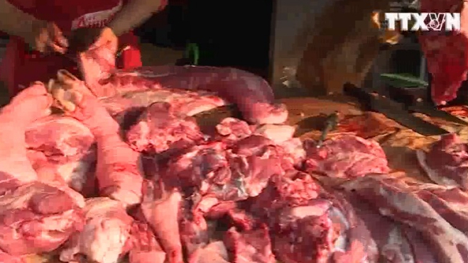 Khuyến cáo người dân yên tâm khi sử dụng thịt lợn