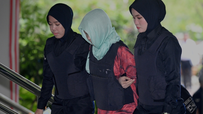Đoàn Thị Hương rời khỏi nhà tù ở bang Selangor, Malaysia