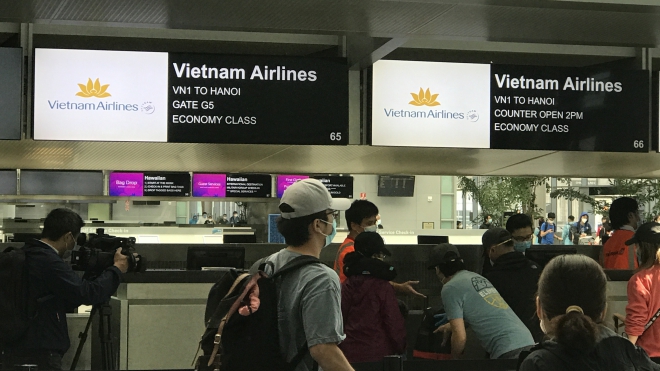 Dịch COVID-19: Đưa 346 công dân Việt Nam từ Hoa Kỳ về nước