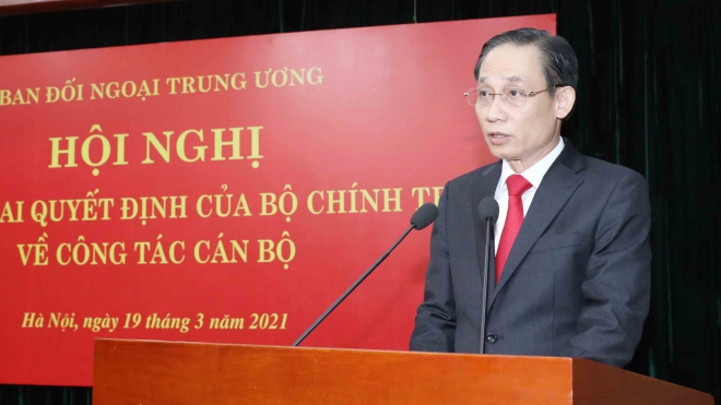 Bổ nhiệm đồng chí Lê Hoài Trung giữ chức Trưởng Ban Đối ngoại Trung ương
