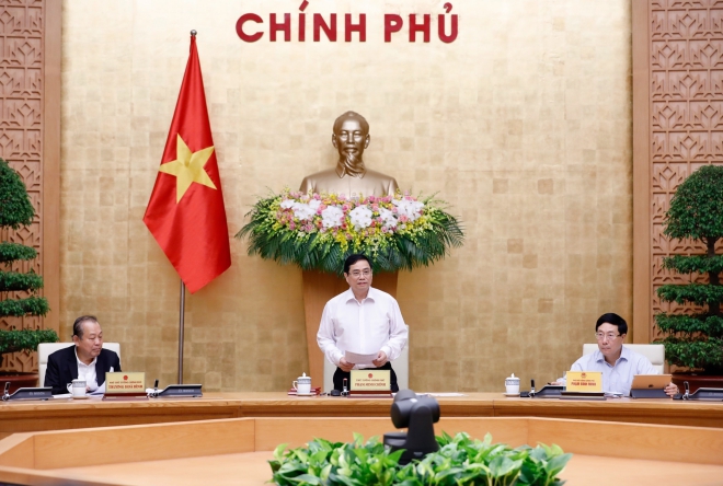 Thủ tướng Phạm Minh Chính chủ trì phiên họp Chính phủ, Thủ tướng Phạm Minh Chính