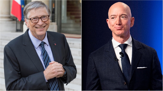 Tỉ phú Bill Gates và Jeff Bezos đều từng rửa bát mỗi tối giúp vợ trước khi ly hôn