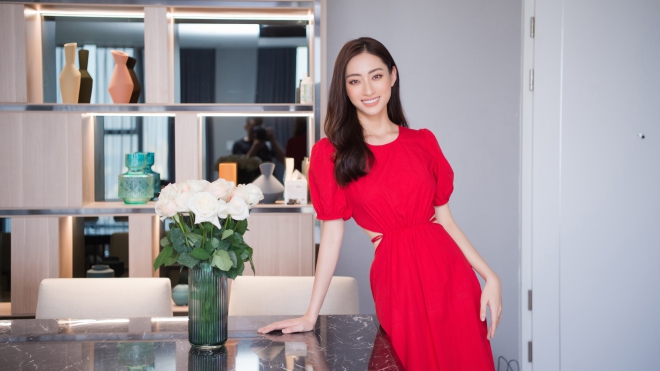 Hoa hậu Lương Thuỳ Linh tậu penthouse ở tuổi 21