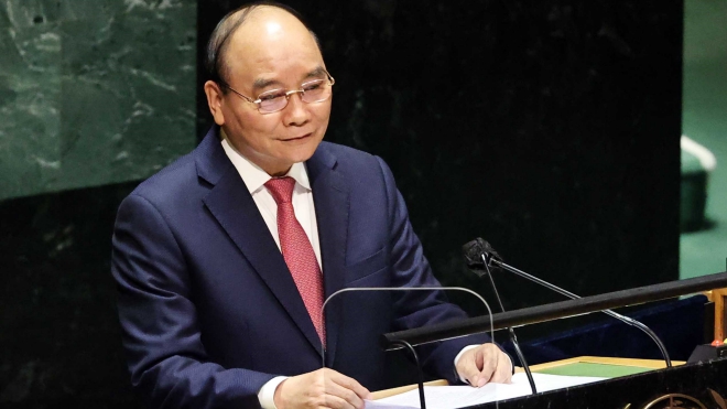 Toàn văn bài phát biểu của Chủ tịch nước Nguyễn Xuân Phúc tại Đại hội đồng Liên hợp quốc