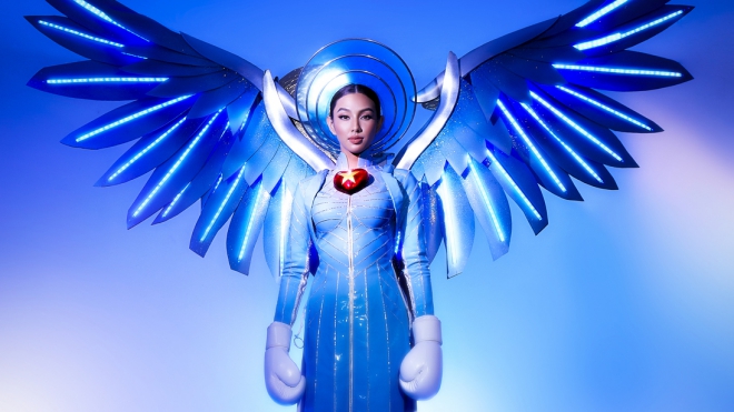 Lộ diện trang phục dân tộc 'Thiên thần áo xanh' của Thùy Tiên tại Miss Grand International 2021 