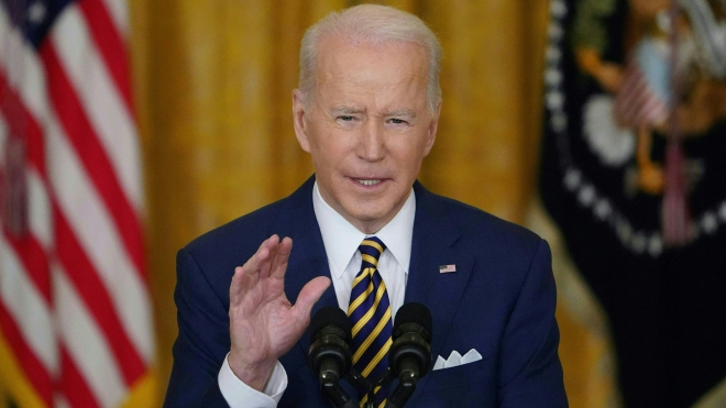 Tổng thống Mỹ Joe Biden tổ chức họp báo nhân dịp 1 năm cầm quyền