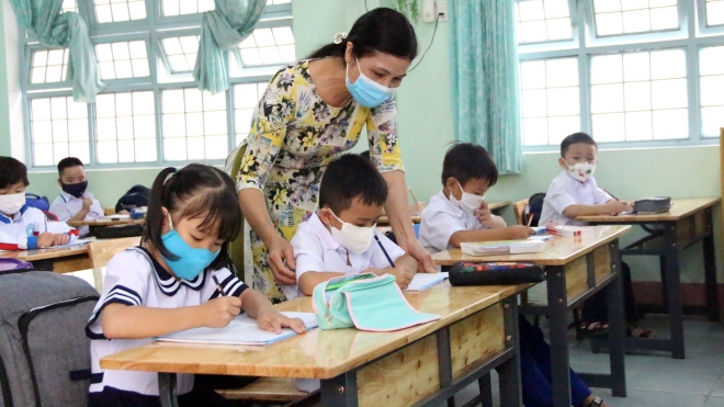 Trẻ Mầm non, học sinh lớp 1 đến lớp 6 ở Hà Nam đi học trở lại từ ngày 1/4
