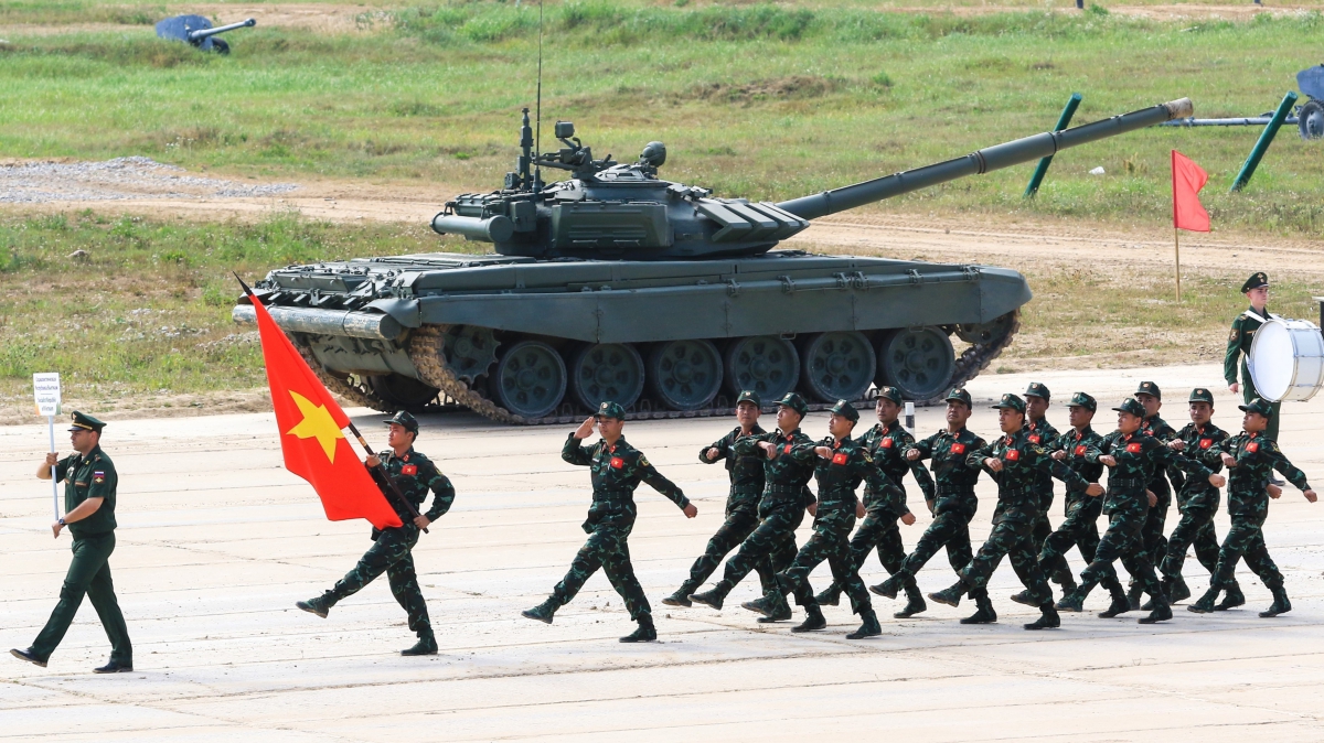 Hình ảnh: Đoàn Việt Nam tham dự khai mạc Army Games 2022
