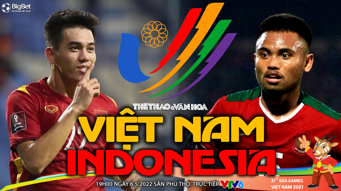 VIDEO U23 Việt Nam vs Indonesia: VTV6 trực tiếp bóng đá SEA Games hôm nay