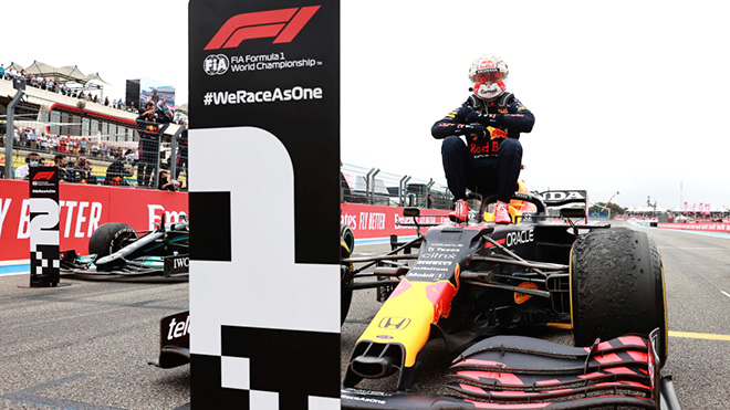 F1 chặng French Grand Prix: Verstappen tiếp tục bỏ xa Hamilton