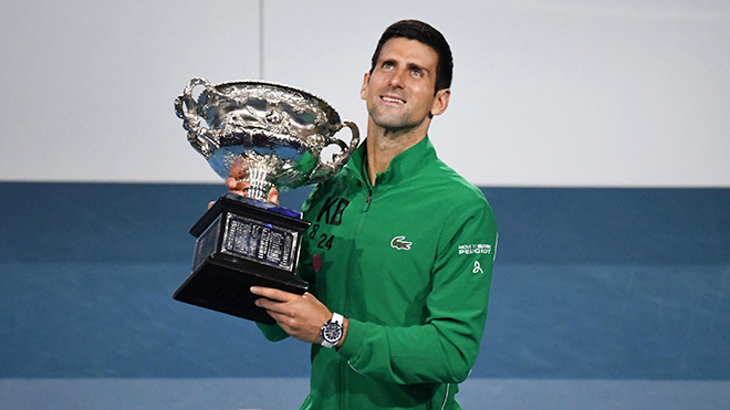 Tennis: Không Federer, Djokovic số một, bất ngờ Rublev