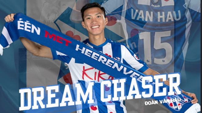 bóng đá Việt Nam, tin tức bóng đá, Văn Hậu, Doan Van Hau, Heerenveen, Hà Nội FC, bầu Hiển, V League, DTVN, AFF Cup, World Cup, kết quả bóng đá hôm nay, BXH V League