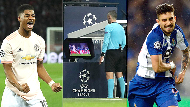 M.U và Porto vào tứ kết Champions League: Chàng hiệp sĩ mang tên VAR