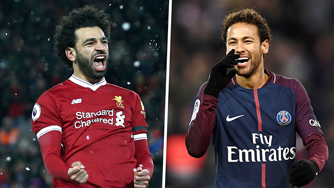Vị thế của Salah và Neymar sẽ được quyết định bởi Champions League