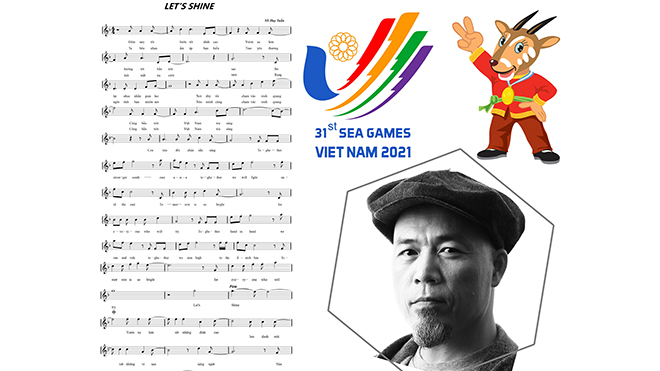 SEA Games, bài hát chính thức SEA Games, SEA Games 31, nhạc sỹ Huy Tuấn, Đoàn Thể thao Việt Nam, SEA Games 2022, SEA Games 2021, HCV SEA Games