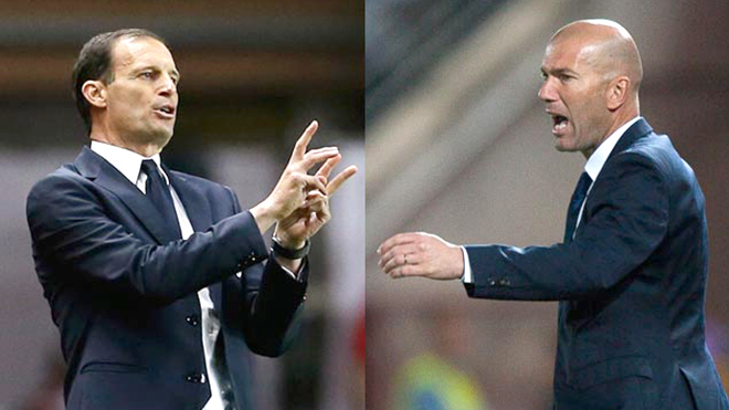 Zidane và Allegri đều chung một con đường