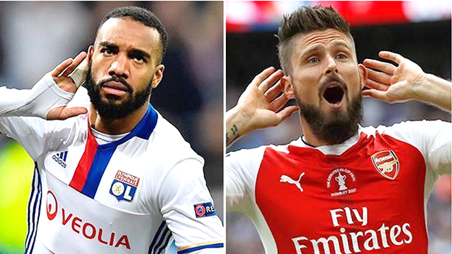 Arsenal còn chần chừ gì nữa, Lacazette đương nhiên xuất sắc hơn Giroud