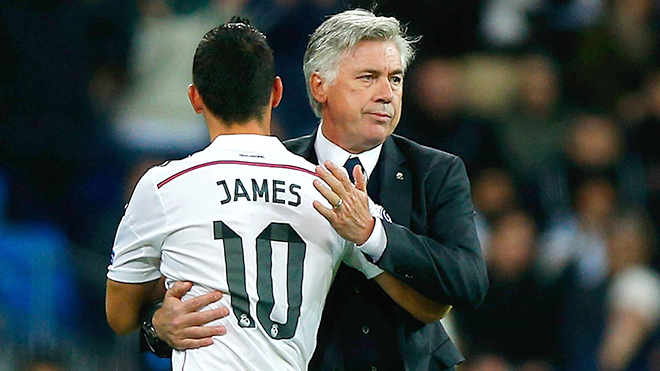 Ở Bayern Munich, James sẽ hồi sinh nhờ Ancelotti?