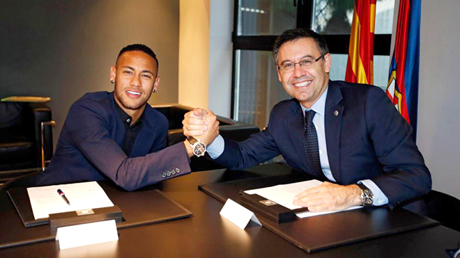 Chính Bartomeu có lỗi với Neymar