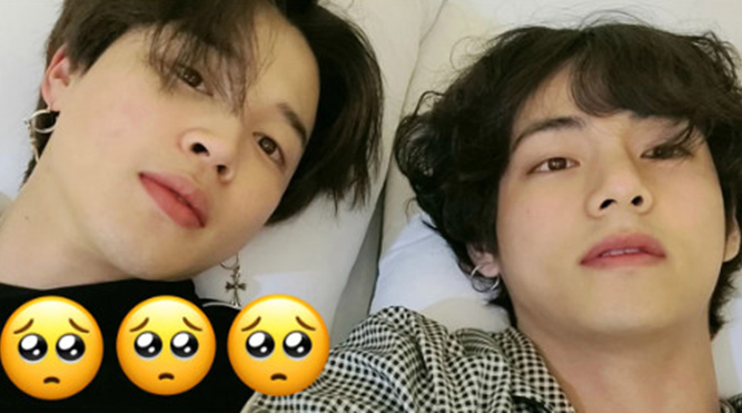 BTS: V và Jimin ‘gây bão’ với bức ảnh tự sướng trên giường vào 4 giờ sáng