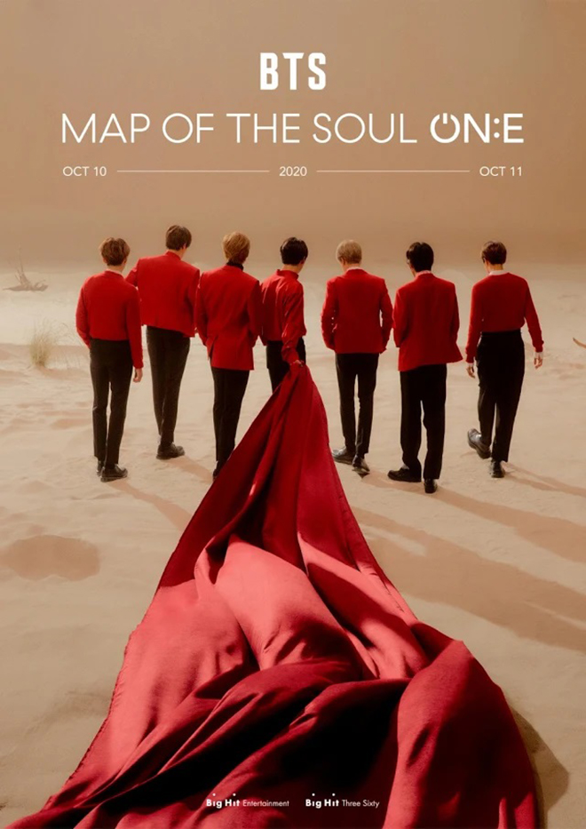 BTS, BTS tổ chức hòa nhạc, MAP OF THE SOUL ON:E, Big Hit, Dynamite