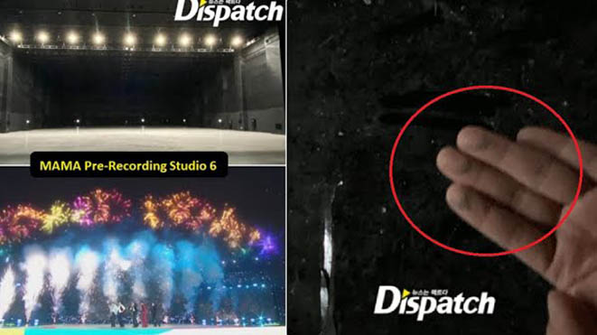 'Dispatch': Thần tượng K-pop bị đau họng, khó thở khi MAMA 2020 ép quay trước trong phim trường bẩn thỉu, phủ đầy bụi đen