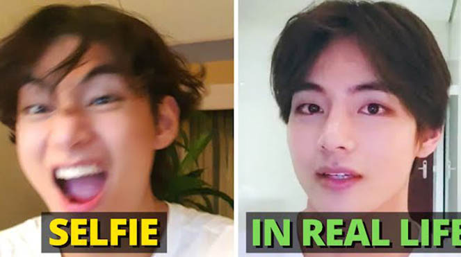 Đẹp như hoàng tử cổ tích nhưng 10 'nam thần' K-pop này phải học 'selfie', đặc biệt là V BTS