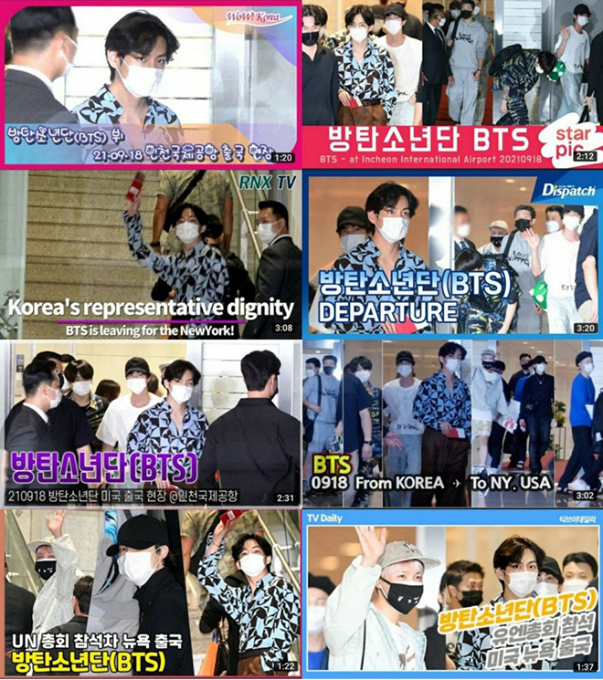 BTS, BTS lên đường sang Mỹ, Truyền thông Hàn Quốc tung hô V BTS, Hoàng tử Bé