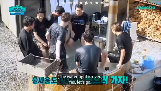 BTS, Suga, Khi các chàng trai BTS thích đánh nhau bằng nước, V BTS, Jungkook