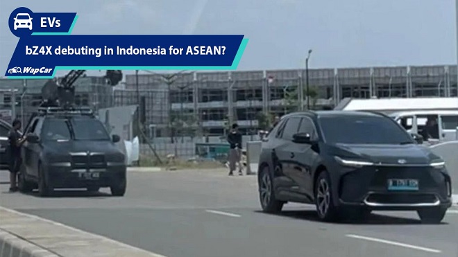 Toyota bZ4X vừa về Việt Nam bị tóm gọn tại Indonesia: Rộng cửa bán tại Đông Nam Á