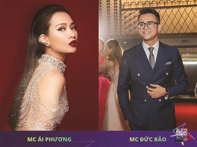 Ái Phương và Đức Bảo sẽ là MC của chương trình bên cạnh host Thu Minh