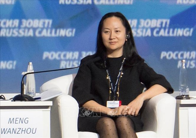 Bà Mạnh Vãn Chu, Giám đốc Tài chính Tập đoàn Huawei của Trung Quốc. Ảnh: Reuters/TTXVN