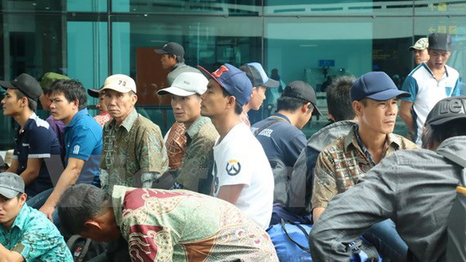 Ngày 6/1, 39 ngư dân Việt Nam được đưa về nước qua cửa khẩu hàng không Soekarno Hatta. 