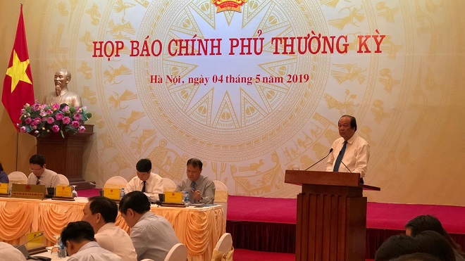 Họp báo Chính phủ thường kỳ