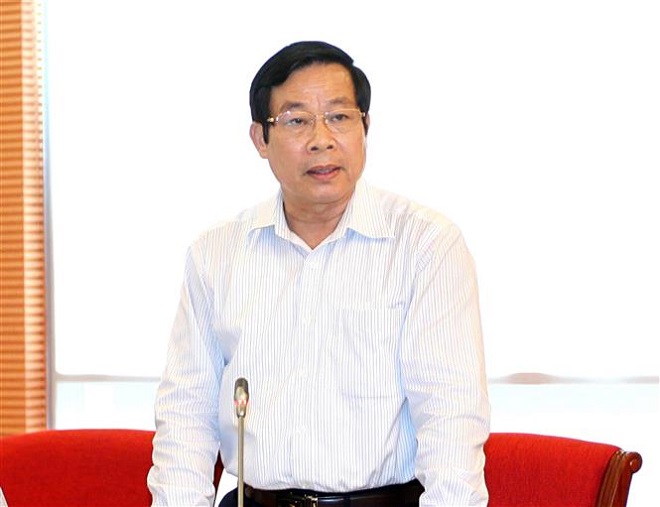 Trong ảnh: Nguyên Bộ trưởng Bộ Thông tin và Truyền thông Nguyễn Bắc Son. Ảnh: TTXVN