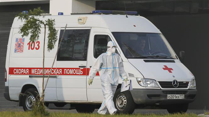 Dịch Covid-19: Số ca nhiễm mới tại Nga trong 1 ngày lại vượt hơn 10.000 ca