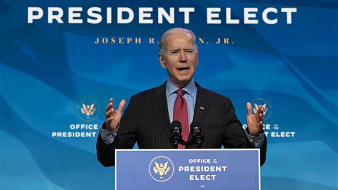 Tổng thống đắc cử Mỹ Joe Biden chọn nhà khoa học tìm cách đối phó dịch Covid-19