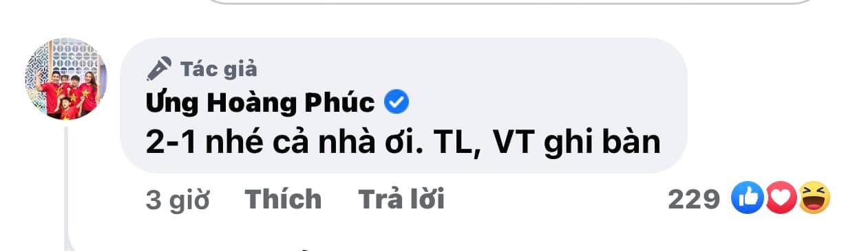 Con gái Đông Nhi gia nhập fan cuồng tuyển Việt Nam, Ưng Hoàng Phúc đoán đúng tỉ số trận đấu, fan cuồng tuyển Việt Nam, tuyển Việt Nam, tuyển Việt Nam thi đấu vòng loại 