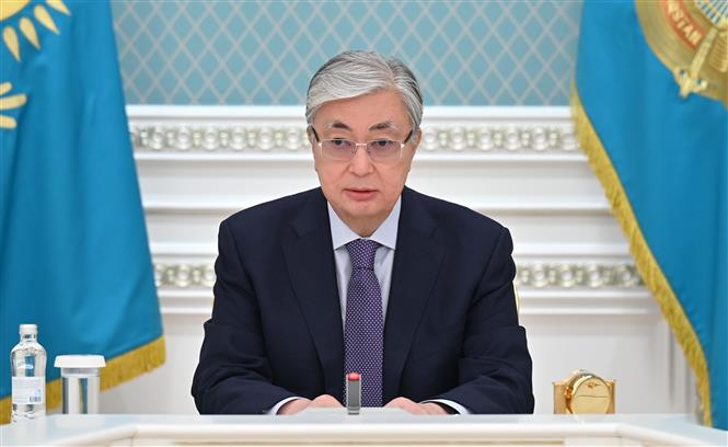 Kazakhstan lâm vào tình trạng bất ổn, Kazakhstan, biểu tình bạo loạn leo thang, an ninh bất ổn, tình trạng khẩn cấp, Tổng thống Kassym-Jomart Tokayev