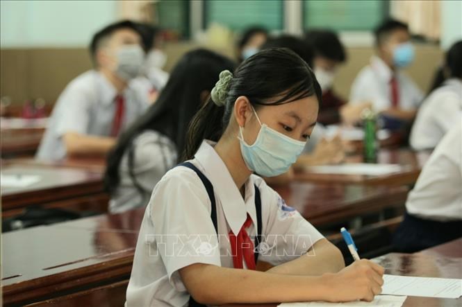 Dịch Covid, học sinh đến trường, học sinh thành phố Hồ Chí Minh đến trường, toàn bộ học sinh đến trường, đón học sinh đến trường, chuẩn bị đón học sinh đến trường