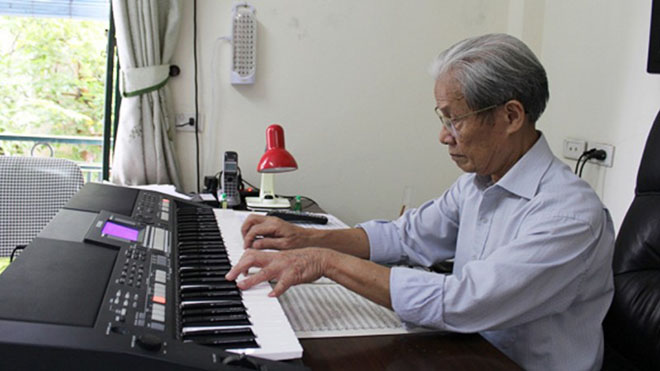 Nhạc sỹ Nguyễn Tài Tuệ dành cả đời tâm huyết với lao động nghệ thuật