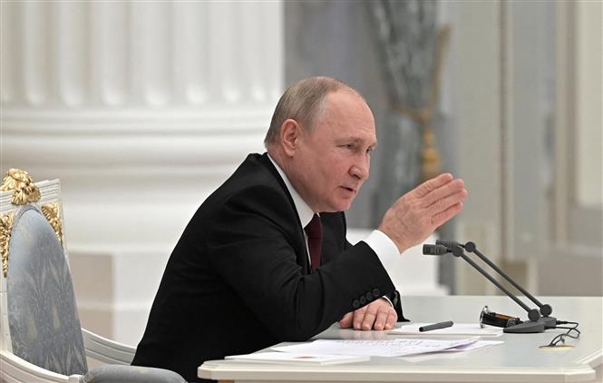 Tổng thống Nga Vladimir Putin, Nga sẵn sàng đối thoại trực tiếp, Nga, Ukraine, căng thẳng với phương Tây về vấn đề Ukraine leo thang, Nga đàm phán lợi ích 