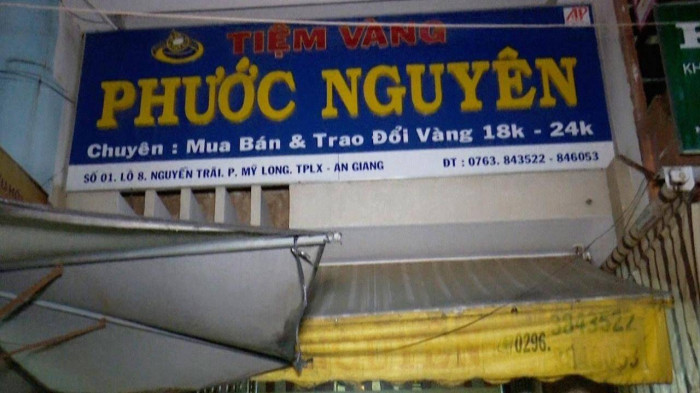 tiệm vàng, tiệm vàng trốn thuế, tiệm vàng trốn thuế Phước Nguyên, Phước Nguyên, tiệm vàng Phước Nguyên, Phước Nguyên trốn thuế, tiệm vàng trốn thuế 10 ngàn tỉ đồng