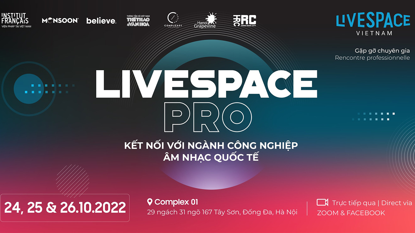 Đẩy mạnh nền công nghiệp âm nhạc Việt Nam từ bàn tròn LiveSpace PRO