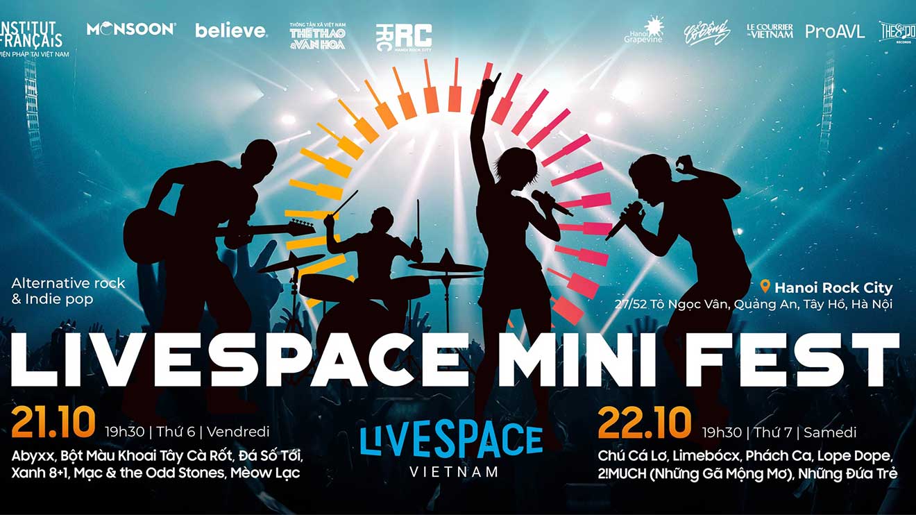 Vòng bình chọn LiveSpace Việt Nam và hai đêm LiveSpace Mini Fest