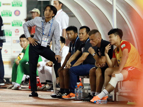 HLV Miura không cho rằng đội mình bị ảnh hưởng bởi World Cup. Ảnh: Quang Liêm