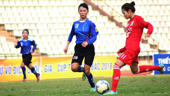 Hà Nội vô địch lượt đi giải nữ VĐQG Cúp Thái Sơn Bắc 2018