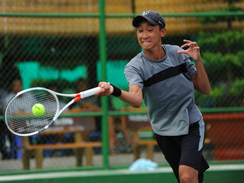 Tay vợt Việt kiều Tymothy cũng là hy vọng của quần vợt chủ nhà năm nay. Ảnh: BM