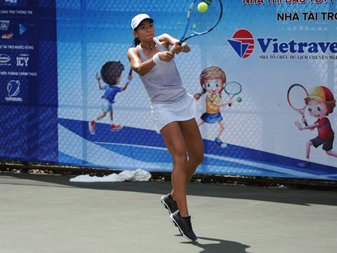 Tay vợt trẻ triển vọng Nguyễn Phan Yên Tích. Ảnh: TT