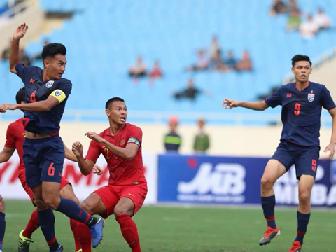 U23 Thái Lan khiến bóng đá trẻ Việt Nam phải giật mình. Ảnh: Hoàng Linh